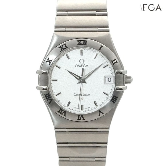 Omega Constellation 1512 30 Men's Watch Date Silver Quartz Watch